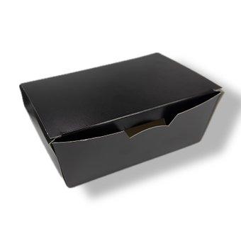 46ал (013806Ч) Коробка паперова для нагетсiв та сушi ЧОРНА 165*105*58 (25/100)