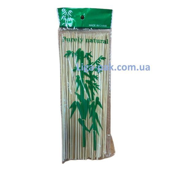 Палочки для шашлика (зелена упаковка) 30см 100шт