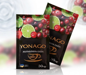 Концентрат напитка Чай Клюква-Лайм Yonago 50 г