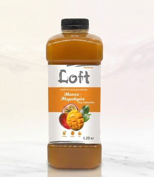 Фруктовая база Манго-Маракуйя без косточки Loft 1,25 кг для напитков
