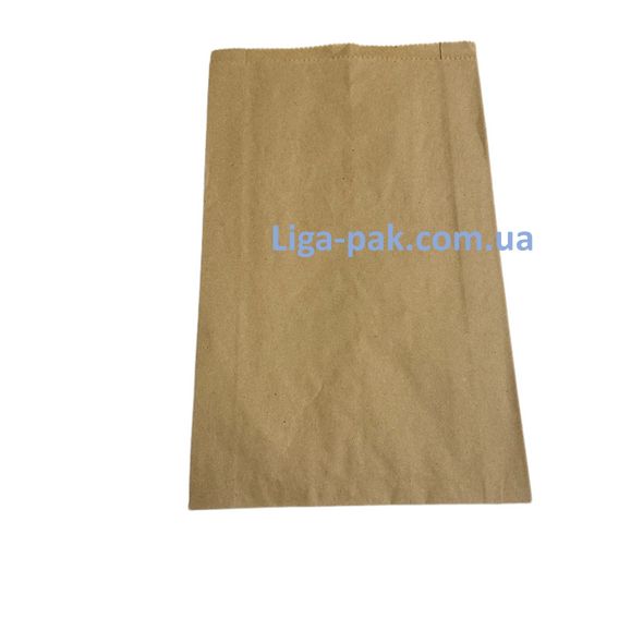 Бумажный пакет коричневый 220*380*60 (100 шт/уп)