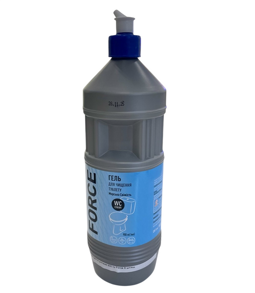 Гель для миття унітазів 900 гр Force 8 шт/ящ