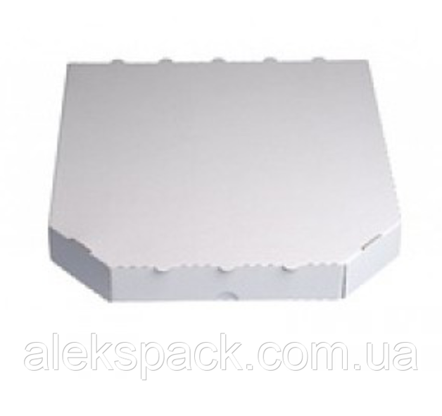 Коробка для пиццы 250*250*35 Белая (50 шт/уп) НВ